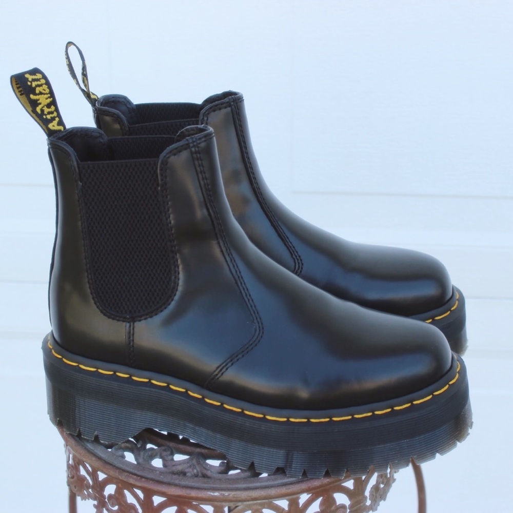 Dr. Martens platform Chelsea boots